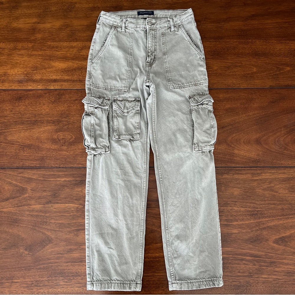 Aeropostale Relaxed Cargo Pants Khaki/Green Men’s XS